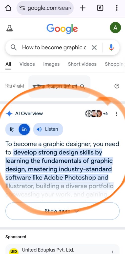 Google AI overviews