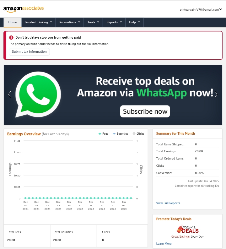Amazon Affiliate Program